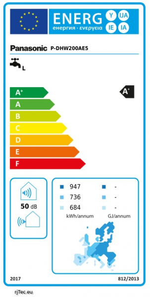 Panasonic P-DHW200AE5 - R290 - Propan